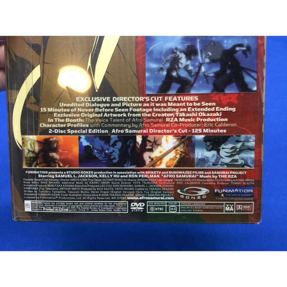 Afro Samurai Directors Cut Samuel L Jackson DVD - Picture 4 of 12